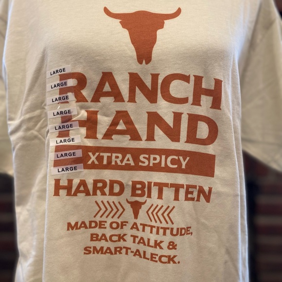 NWT Ranch Hand Extra Spicy Tee - Picture 5 of 5